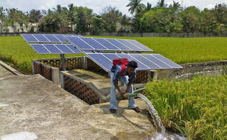What are the advantages of using solar irrigation?